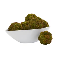 Nearly Natural Sedum Succulent 4"H Artificial Spheres, 4"H x 4"W x 4’D, Green, Set Of 6