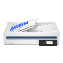 HP Scanjet Pro N4600 fnw1 - Document scanner - Contact Image Sensor (CIS) - Duplex - 216 x 5362 mm - 600 dpi x 1200 dpi - up to 40 ppm (mono) / up to 40 ppm (color) - ADF (100 sheets) - up to 6000 scans per day - USB 3.0, Gigabit LAN, Wi-Fi(n)
