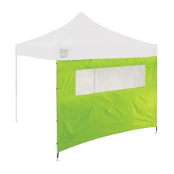 Ergodyne SHAX 6195 Pop-Up Tent Sidewall With Mesh Window, 10' x 10', Lime, Total Qty 1