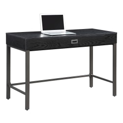 Realspace® Brezio 47"W Computer Desk, Black