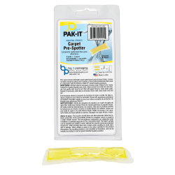 PAK-IT® Carpet Pre-Spotter Packet, Citrus Scent, Yellow, Pack Of 6