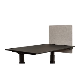 Luxor RECLAIM Acoustic Desktop Privacy Panel, 24" x 24", Misty Gray