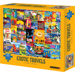 Willow Creek Press 1,000-Piece Puzzle, Exotic Travels