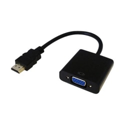 Total Micro Link - Adapter cable - HD-15 (VGA) female to HDMI male - 9.6 in