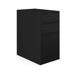 Martha Stewart Kayden Home Office Modular 3 Drawer File Cabinet, Black
