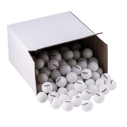 Champion Sports One-Star Table Tennis Balls, 5", White, Pack Of 144 Table Tennis Balls