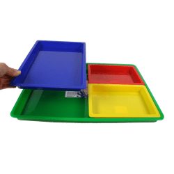 Romanoff Products Creativitray 4-Piece Set, Assorted Colors