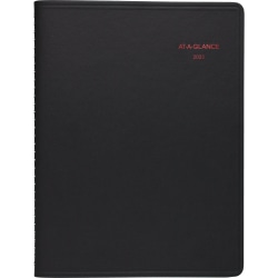 AT-A-GLANCE 800 Range 2023 RY Weekly Monthly Appointment Book Planner, Large, Black, 8 1/4" x 11"