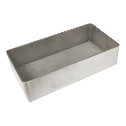 American Metalcraft Stainless-Steel Sugar Packet Holders, Rectangular, 1"H x 2-1/4"W x 4-1/4"D, Silver, Pack Of 48 Holders