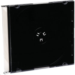 Verbatim® CD & DVD Slim Jewel Cases, Black, Pack Of 200