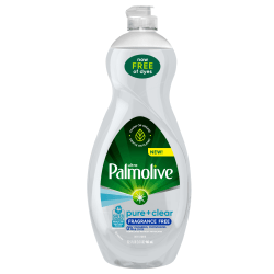 Palmolive Ultra Pure + Clear Liquid Dish Soap, Fragrance Free, 32.5 Oz