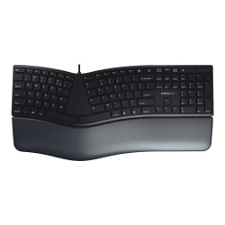 CHERRY KC 4500 ERGO - Keyboard - USB - QWERTY - English - black