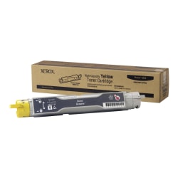 Xerox® 6300 Yellow High Yield Toner Cartridge, 106R01146