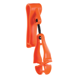 Ergodyne 3425 Glove Belt Clip Holder, 6-1/2", Orange, Total Qty 1