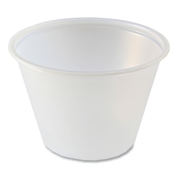 Fabri-Kal® Portion Cups, 2.5 Oz, Translucent, Sleeve Of 125 Cups, Carton Of 20 Sleeves
