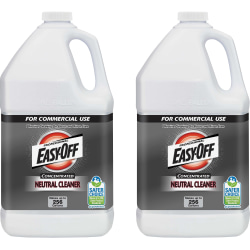 Easy-Off Professional Concentrated Neutral Cleaner - Concentrate Liquid - 128 fl oz (4 quart) - Neutral Scent - 2 / Carton - Blue