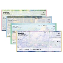 Personal Wallet Checks, 6" x 2 3/4", Singles, Art On Canvas, Box Of 100