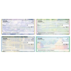 Personal Wallet Checks, 6" x 2 3/4", Duplicates, Art On Canvas, Box Of 150