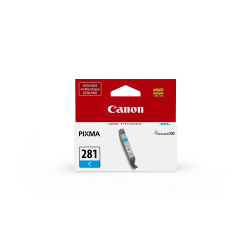 Canon® CLI-281 ChromaLife 100+ Cyan Ink Tank, 2088C001