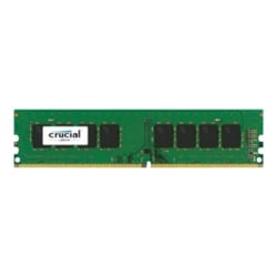 Crucial - DDR4 - module - 16 GB - DIMM 288-pin - 2400 MHz / PC4-19200 - CL17 - 1.2 V - unbuffered - non-ECC