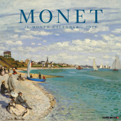 2026 Willow Creek Press Art & Design Monthly Wall Calendar, 12" x 12", Monet, January To December, 51986