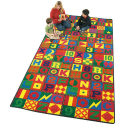 Flagship Carpets Printed Rug, 12'H x 15'W, Floors That Teach