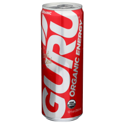 Guru Organic Energy Drinks, Original, 12 Oz, Total Qty 24
