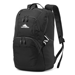 High Sierra Swoop Laptop Backpack With 17" Laptop Pocket, Black, 1303601041