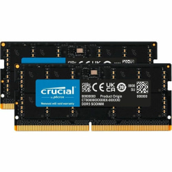 Micron - For Notebook - 64 GB (2x 32GB) - DDR5-5600/PC5-44800 DDR5 SDRAM - 5600 MHz Dual-rank Memory - CT2K32G56C46S5