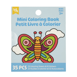 Little Yellow Bicycle® Mini Coloring Book, Butterfly