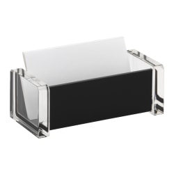 Realspace® Black Acrylic Business Card Holder