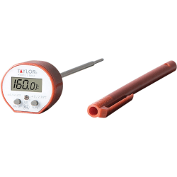 Taylor 9842 Pro Waterproof Instant Read Thermometer - Water Proof, Auto-off, Antimicrobial - For Food