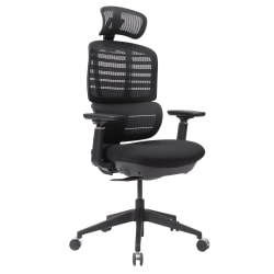 WorkPro® Momentum Ergonomic Mesh Active High-Back Chair, Black, BIFMA Compliant