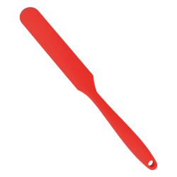 Starfrit® Gourmet Silicone Jar Spatula, 9-1/2" x 1", Red