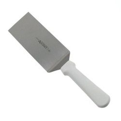 Adcraft Stainless Steel Turner, 3" x 6", White