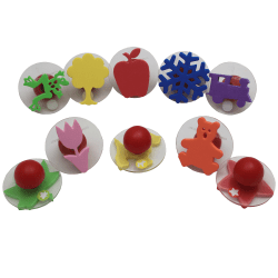 READY 2 LEARN Giant Stampers, Imaginative Play, Set 2, Set Of 10