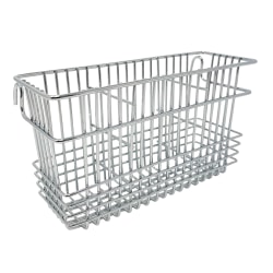 Better Houseware Cutlery Holder, 4"H x 2-3/4"W x 7-3/4"D, Chrome
