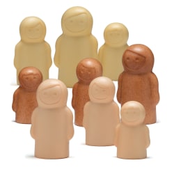 Yellow Door Little People Sensory Play Figures, Assorted, Pre-K, Set Of 9 Figures