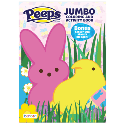 Bendon Jumbo Coloring & Activity Book, Peeps