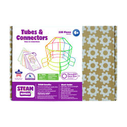 Roylco STEAM Tubes and Connectors And Play Guide, Multicolor, Grade K To 3