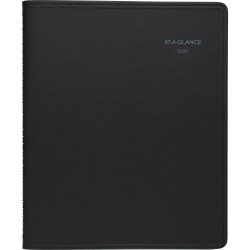 2025 AT-A-GLANCE® QuickNotes® Weekly/Monthly Appointment Book Planner, 8" x 10"?, Black, January To December, 760105