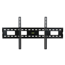 MegaMounts Fixed Wall Mount With Bubble Level For 37 - 100" Screens, Black