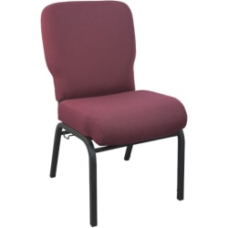Flash Furniture Advantage Signature Elite Church Chair, Maroon/Black