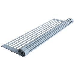 Better Houseware Over-the-Sink Roll-Up Drying Rack, 1/4"H x 20-1/2"W x 13"D, Gray