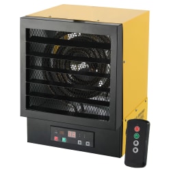 DURA HEAT® 34,120-BTUs 240-Volt Hardwired Electric Forced-Air Garage Heater with Remote, Adjustable Thermostat & Mounting Kit, EWH9615
