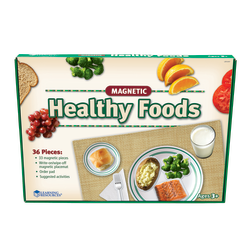 Learning Resources® Pretend & Play® Magnetic Healthy Foods Set, Assorted Colors, Grades Pre-K - 2
