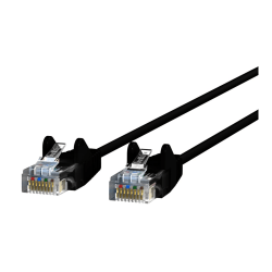 Belkin CAT6 Slim Gigabit Snagless UTP Ethernet Cable - 3 ft Category 6 Network Cable  - CE001B03BLKS