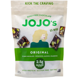JOJOs Chocolate Original Dark Chocolate Bites, 10 Oz