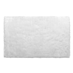 Glamour Home Aileen Faux Fur Rug, 96", White