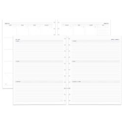 2027 TUL® Discbound Weekly/Monthly Planner Refill Pages, Letter Size, January To December